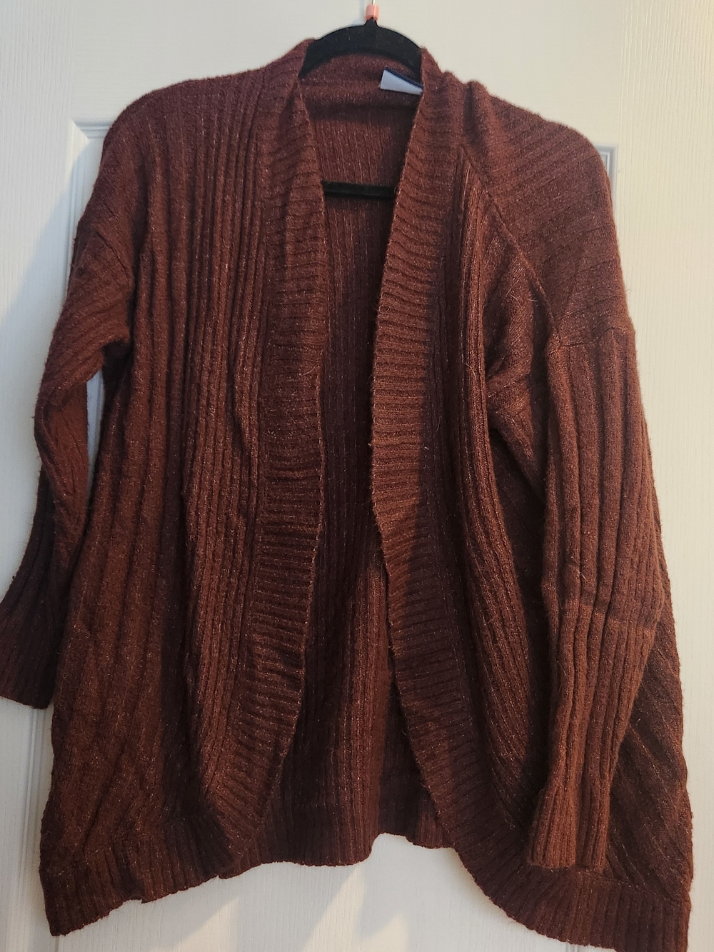 Daytrip Open-Front Ribbed Cardigan M Euc